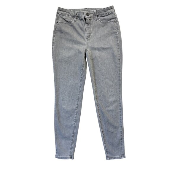 Talbots Jeans Women's 2P Gray High Waist Jegging Ankle Classic Comfort - Picture 1 of 12
